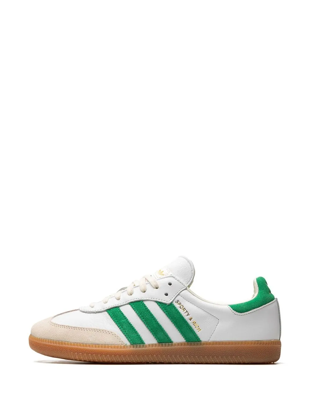 adidas  Samba OG blanches et vert vif