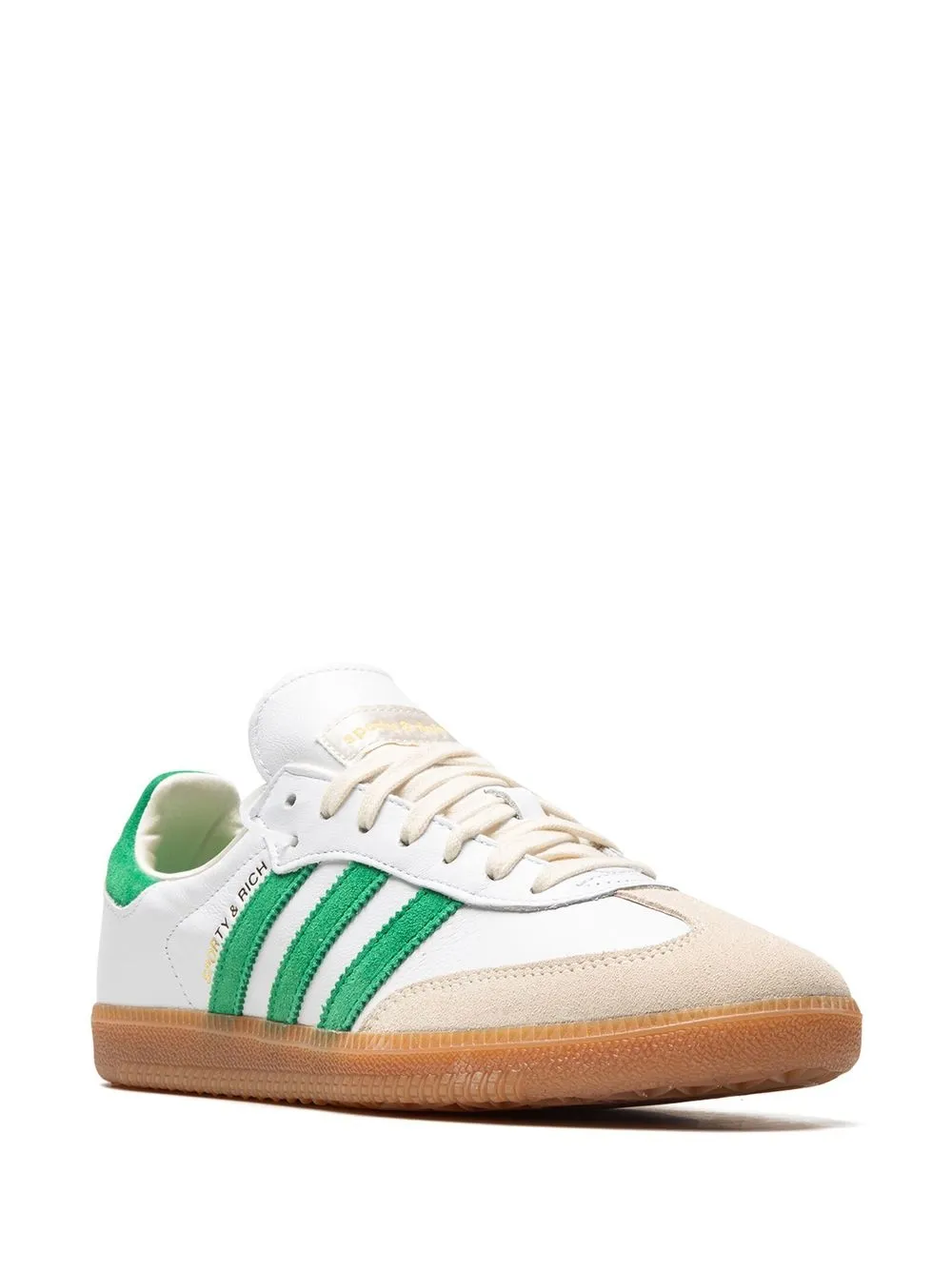 adidas  Samba OG blanches et vert vif