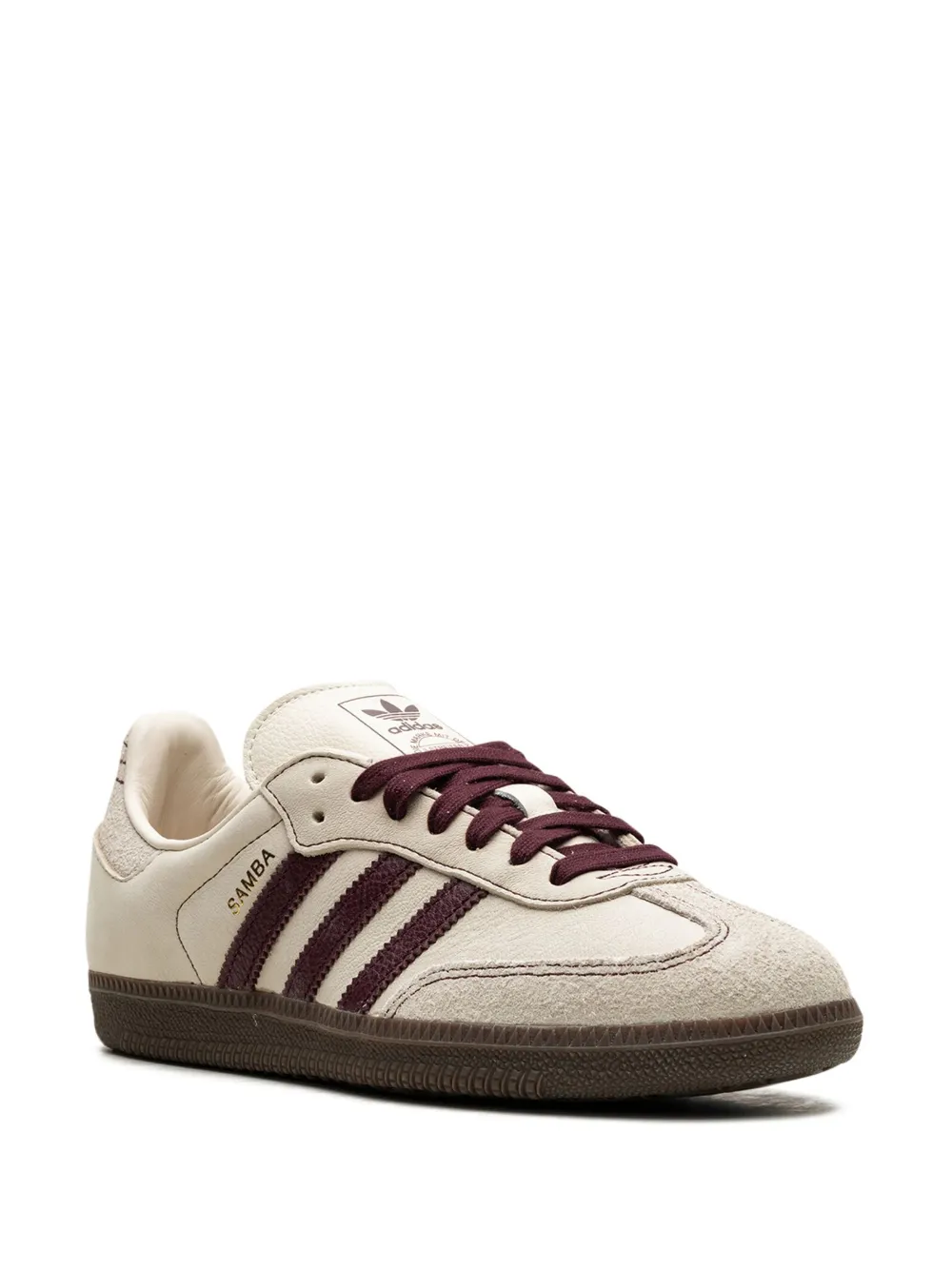 adidas  Samba OG 'Wonder White/maroon'